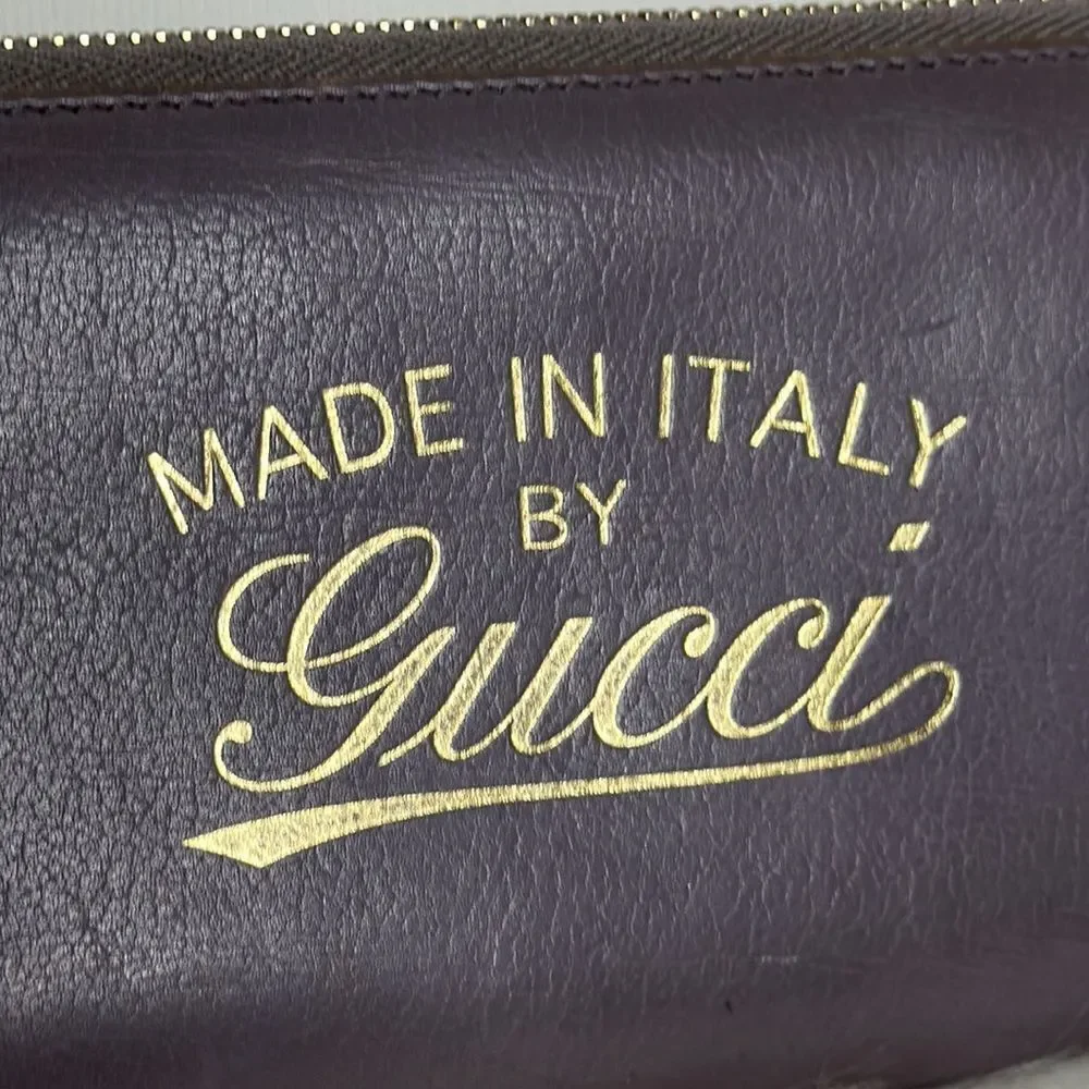 💯Authentic Gucci Zipped Around Long Wallet🍀